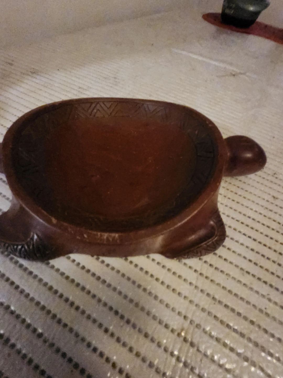 Wooden Turtle Dish