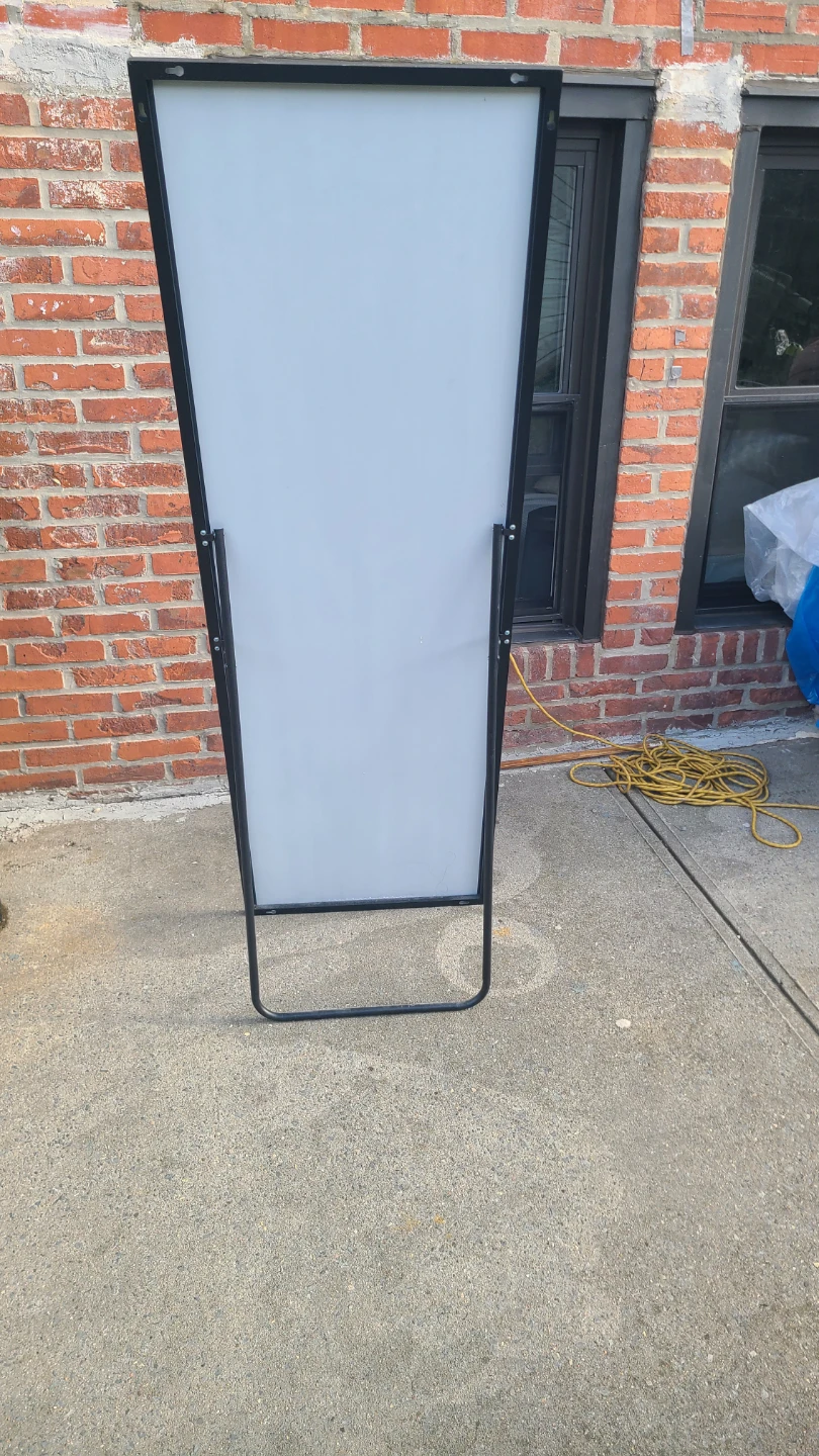 Black Full-Length Standing Mirror - photo 3