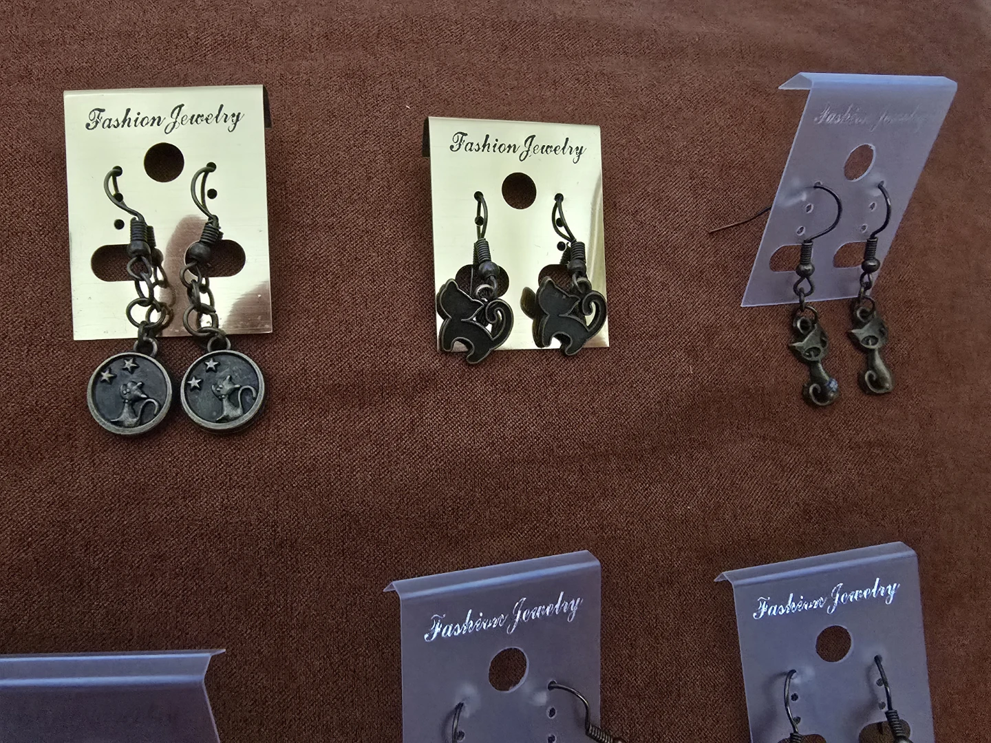 Handmade Bronze-Tone Halloween/fall/witchy Earrings - photo 2