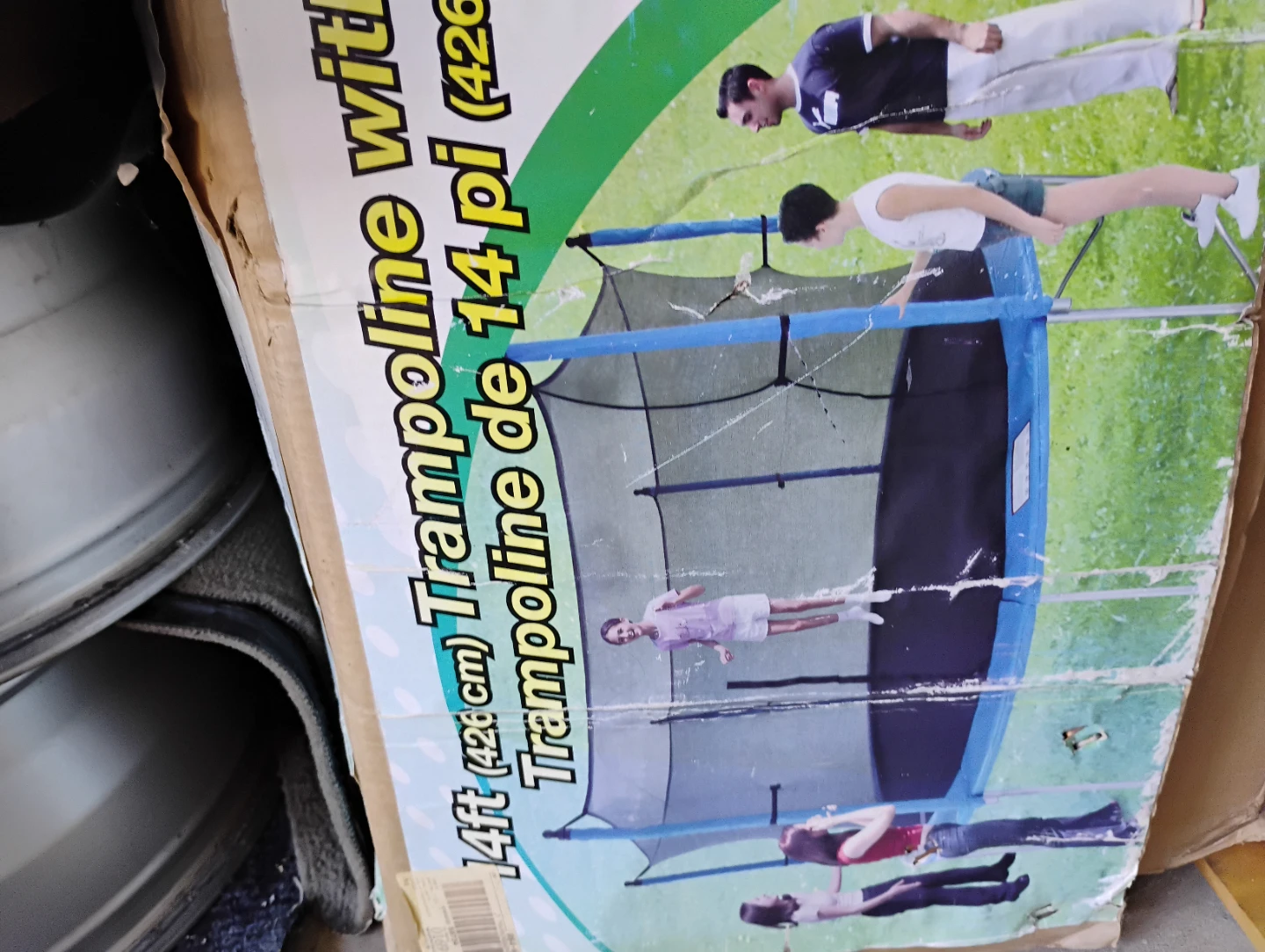JumpTek 14ft Trampoline with Enclosure