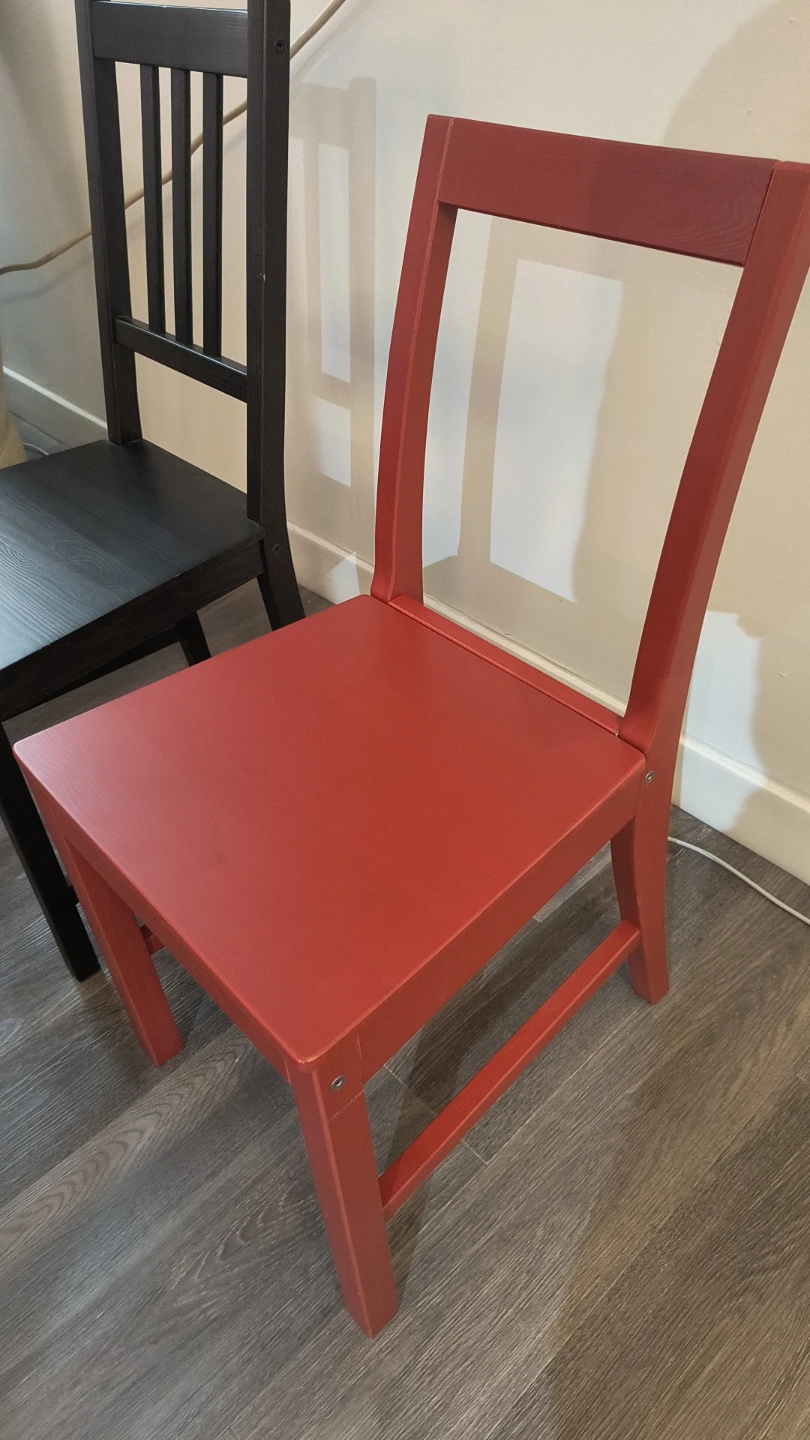 Two Wooden Dining Chairs - photo 4