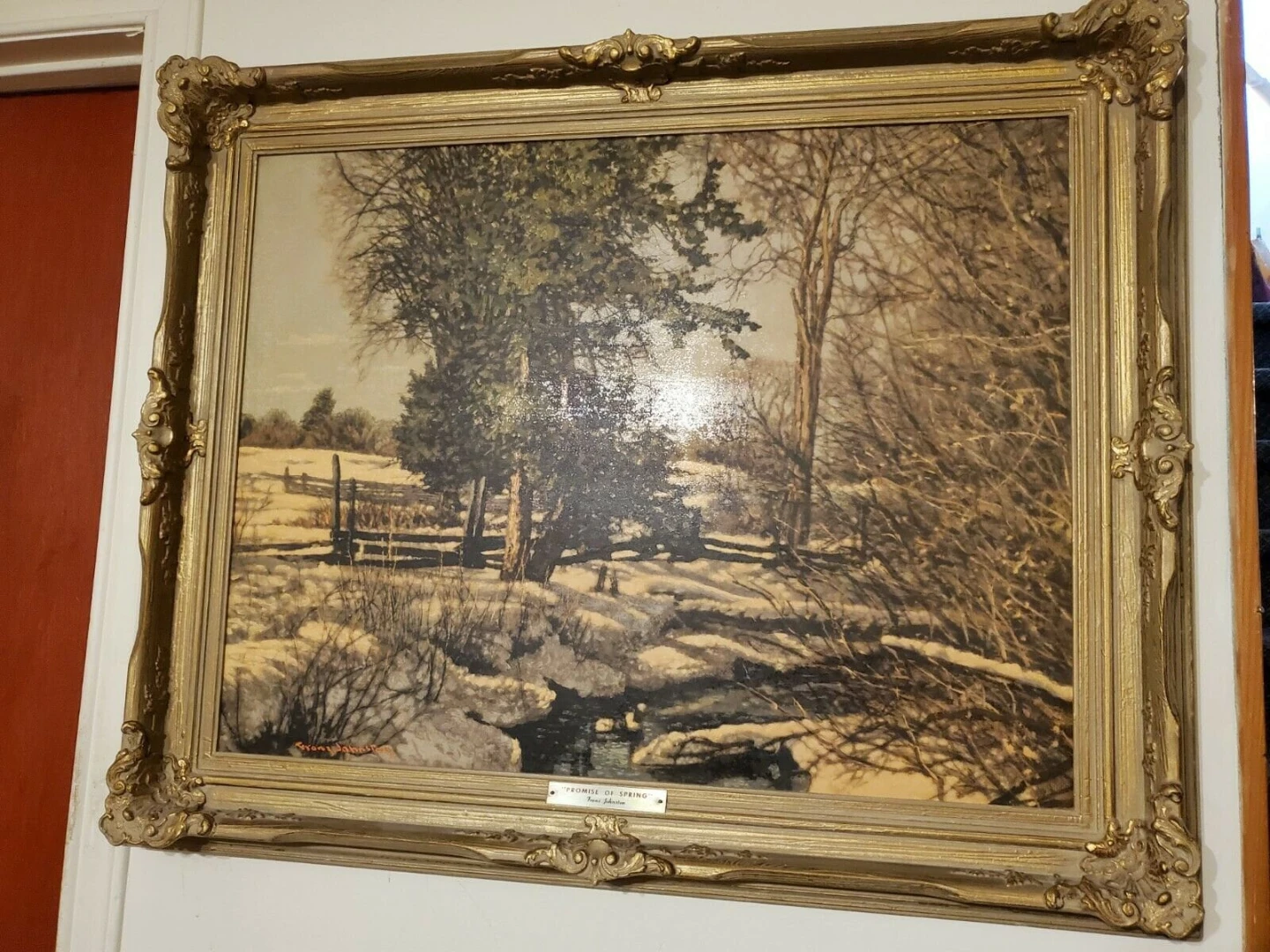 Franz Johnston Promise of Spring Framed Print - photo 2