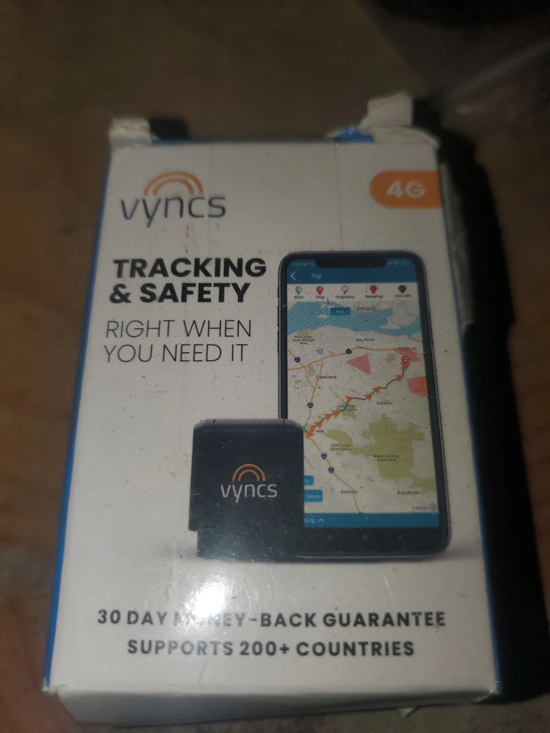 Vyncs 4G GPS Tracking and Safety Device