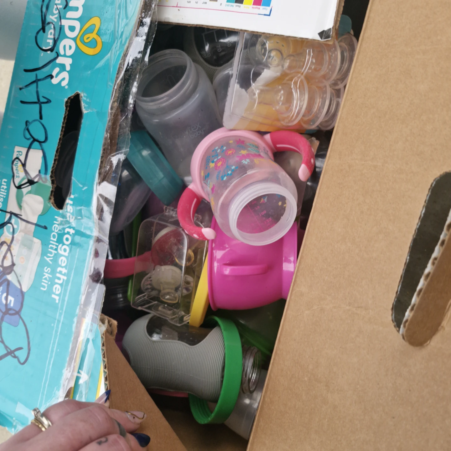 Assorted Baby Bottles and Sippy Cups - photo 2