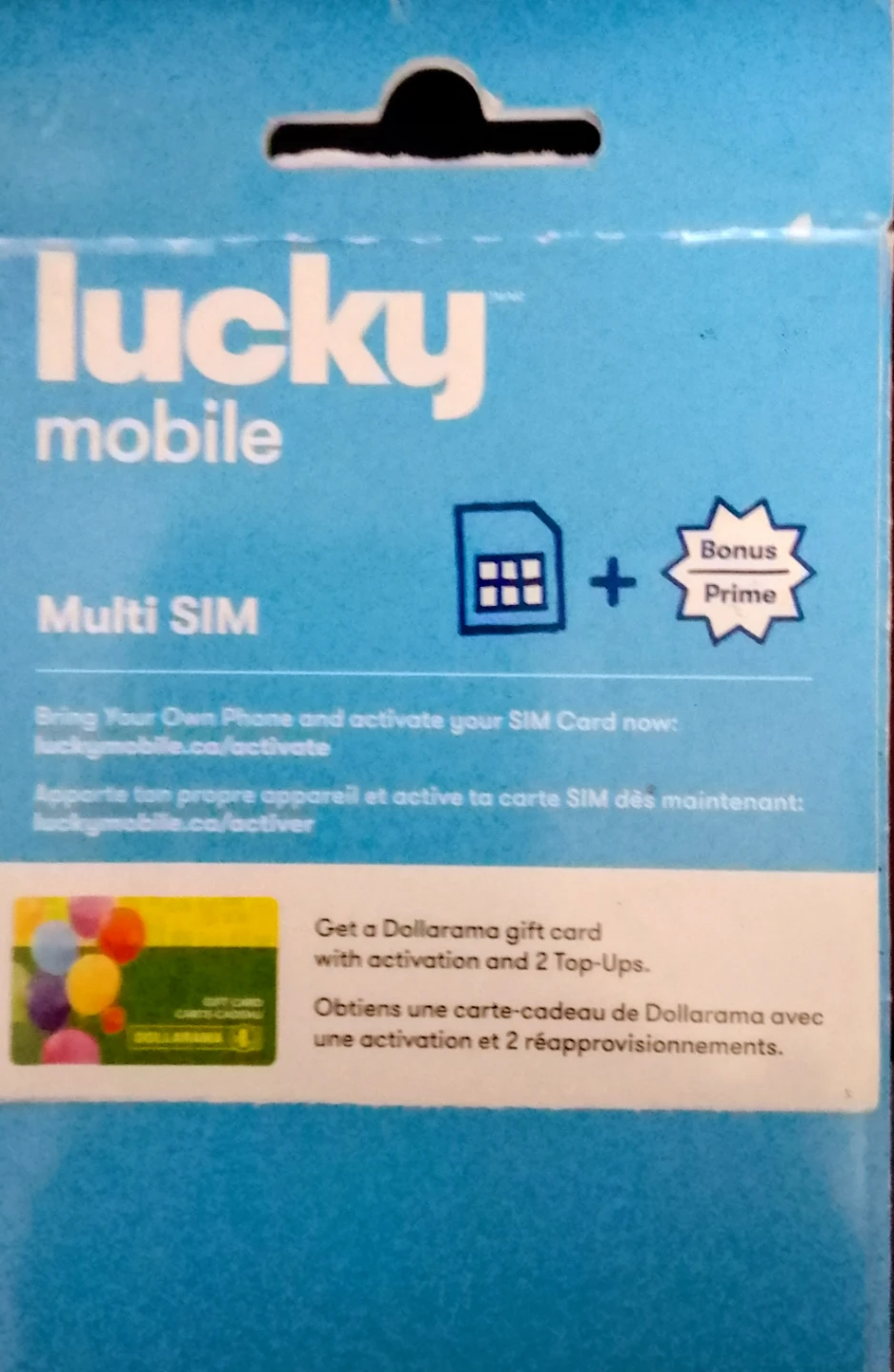 Lucky Mobile Multi SIM Card