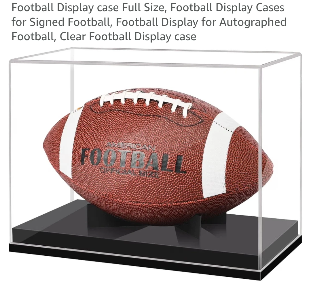Football Display case Full Size, Football Display Case