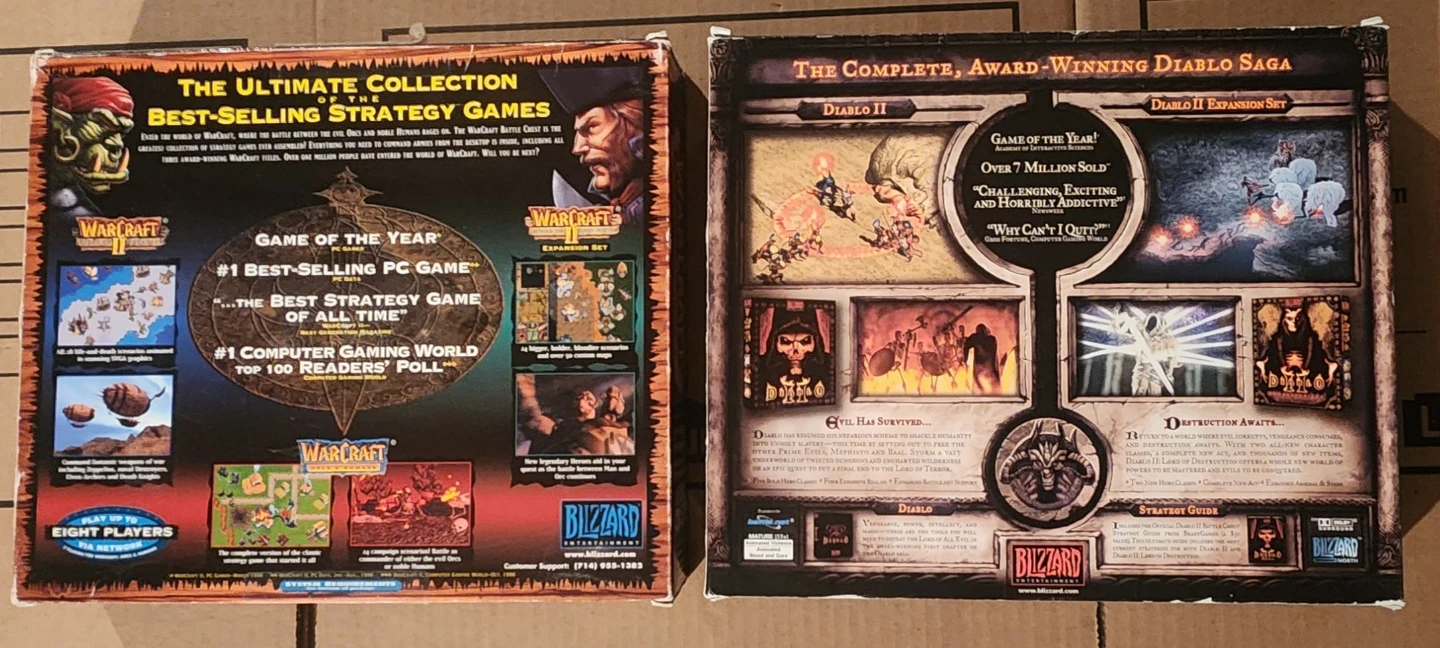 Warcraft and Diablo Battle Chest PC Game Collection - photo 3