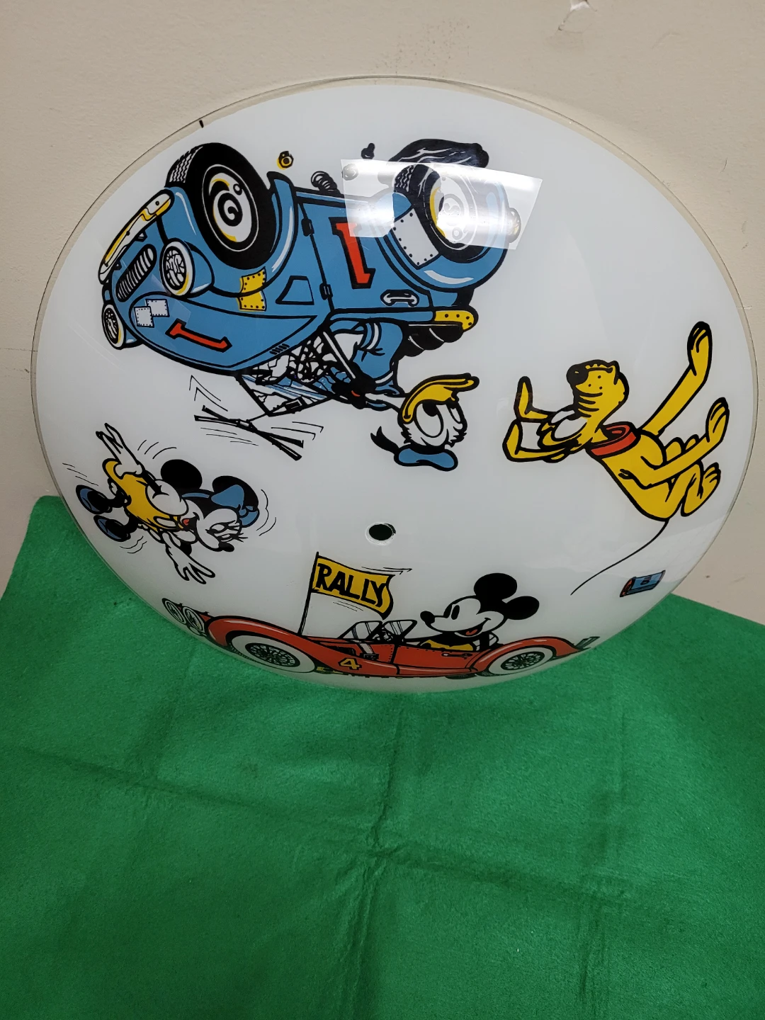 Vintage Disney Rally Ceiling Light Cover - photo 3