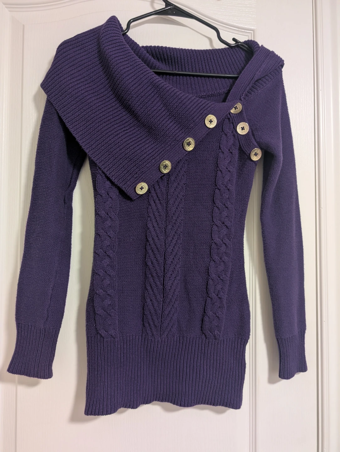 Guess purple sweater size S/P - photo 2