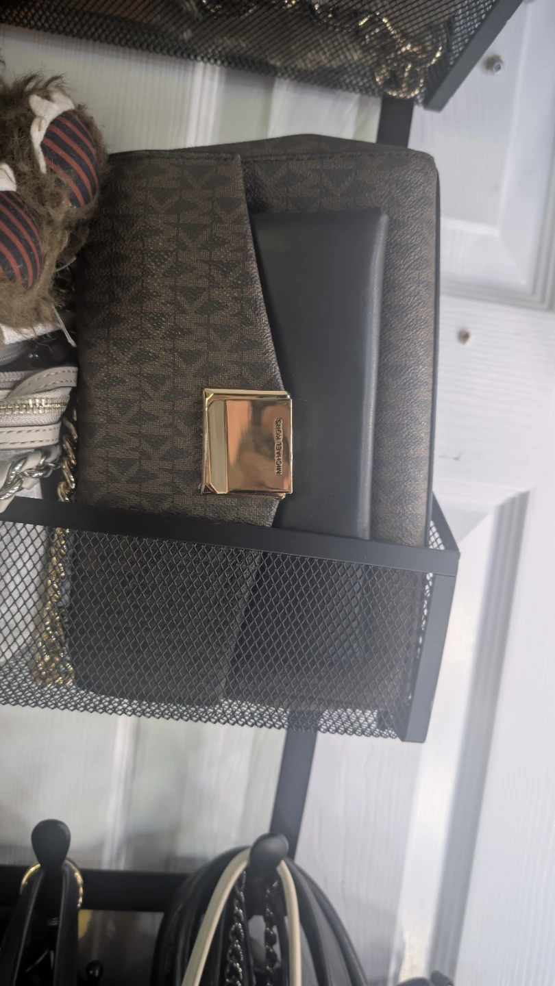 Michael Kors Lita Medium Two-Tone Logo Crossbody Bag