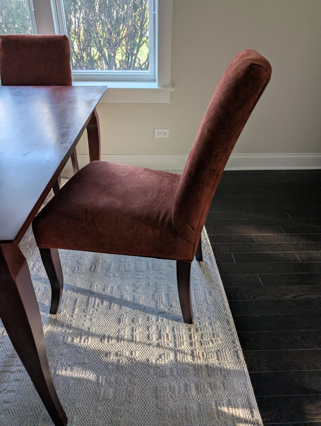 Solid Wood Dining Table & Six Chairs - photo 3