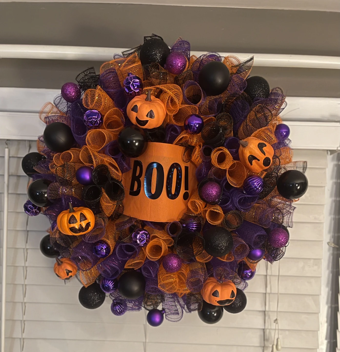 Halloween Deco Mesh Wreath