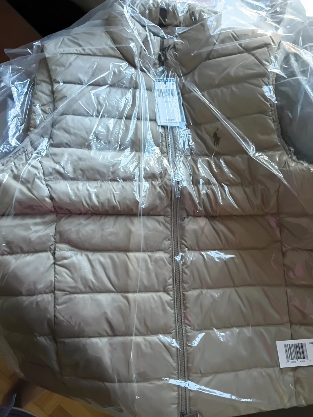 Ralph Lauren Quilted Puffer Vest Khaki - photo 2