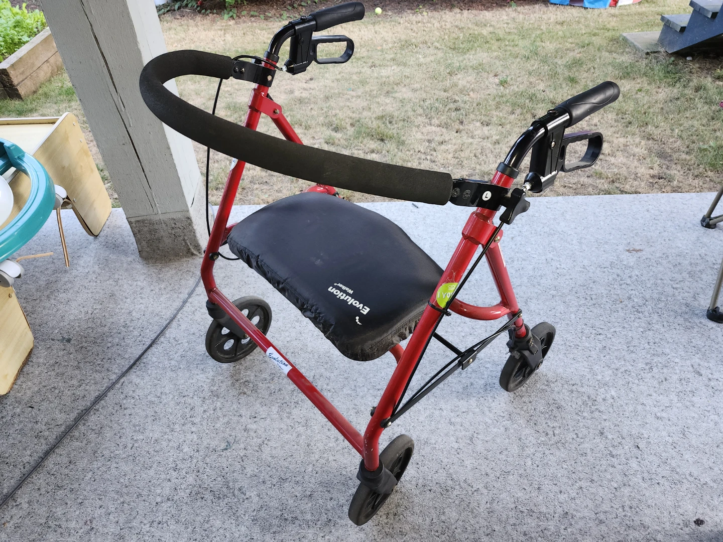 Evolution Walker Red Mobility Aid - photo 3