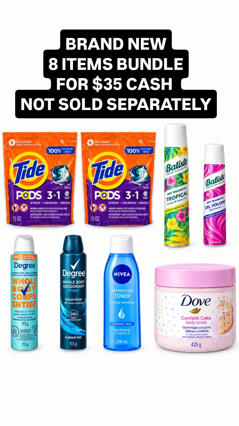 BRAND NEW PERSONAL CARE BUNDLE – ALL 8 ITEMS FOR $35 CASH FIRM
