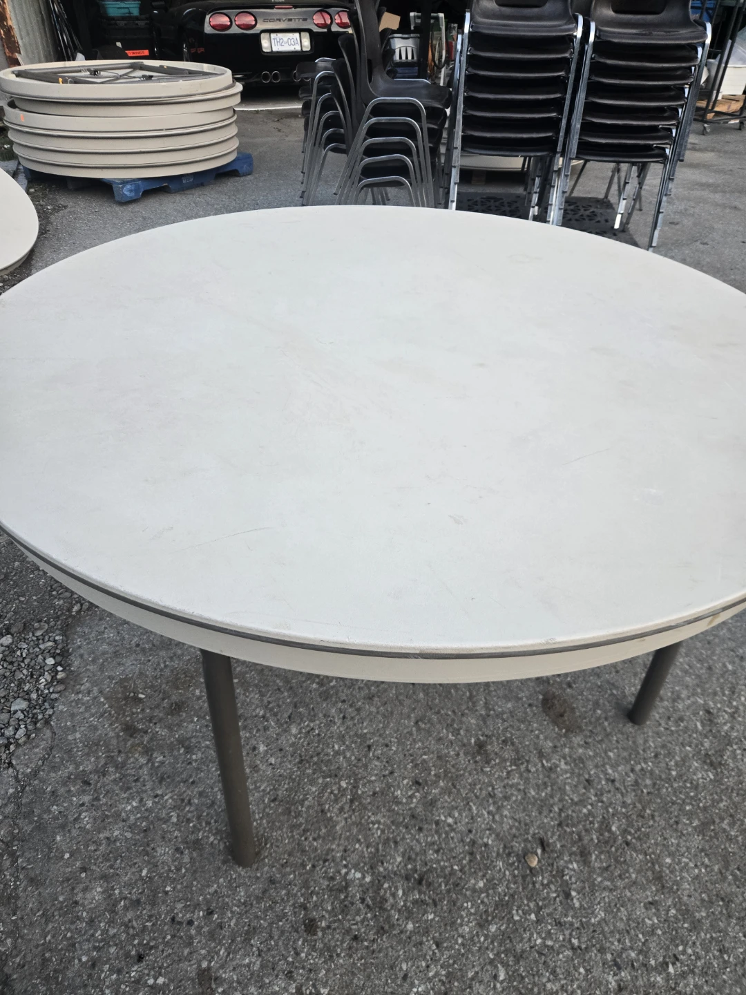 Round Folding Event Table. Commercial grade.
