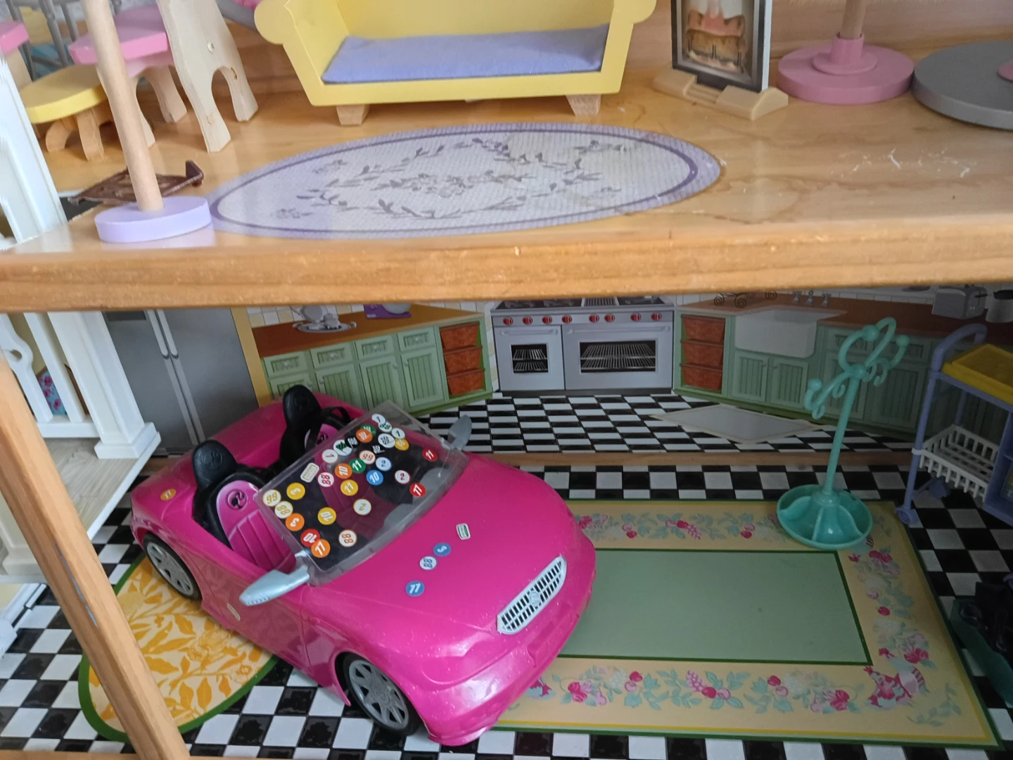 KidKraft Wooden Dollhouse with Furniture and Toy Car - photo 5