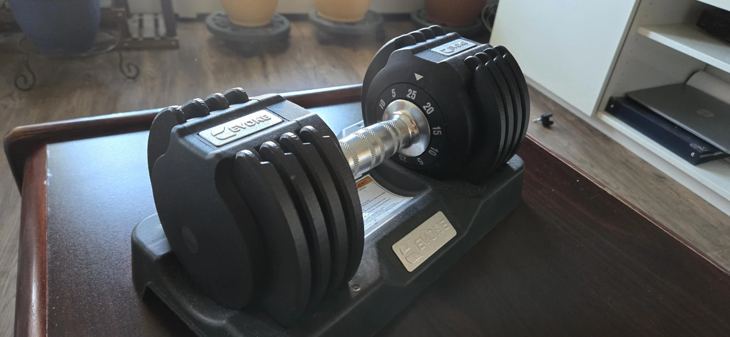 Evoke Adjustable Dumbbell - photo 3