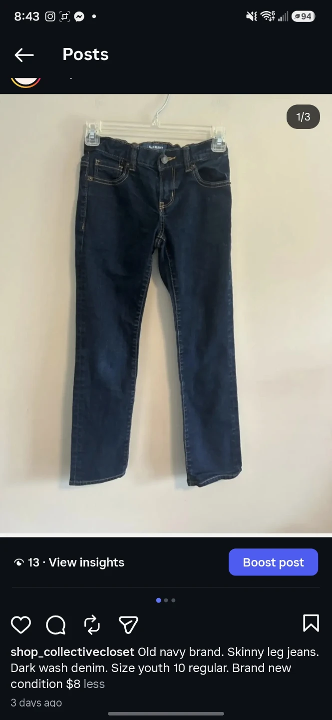Assorted Children's Denim Jeans - photo 4