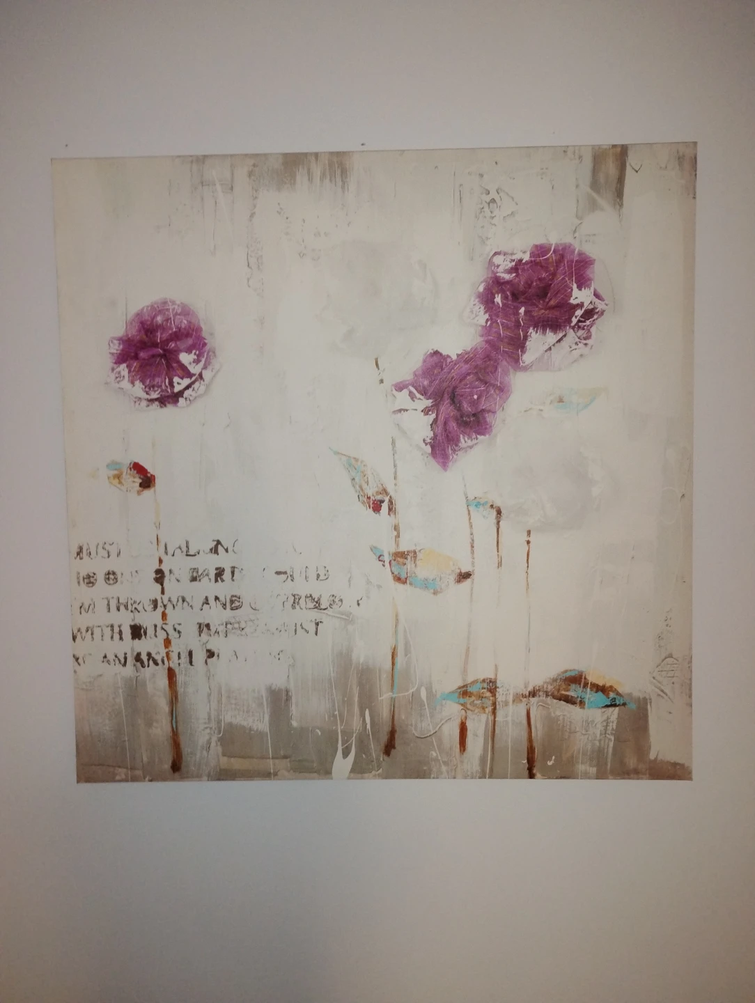 Abstract Floral Wall Art