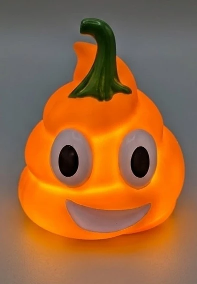 Farting Light-Up Pumpkin Emoji