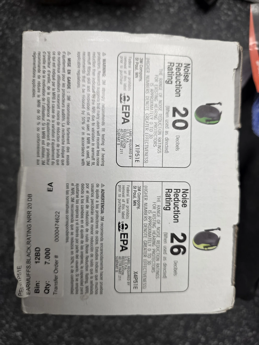 3M Peltor X1P51E Hard Hat Mounted Earmuffs - photo 5