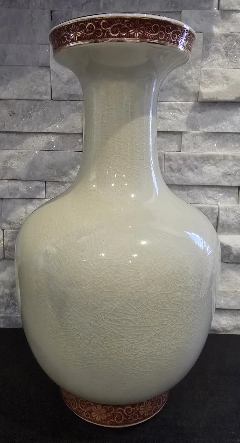 Vintage Japanese Decorative Vase – 12" - photo 5