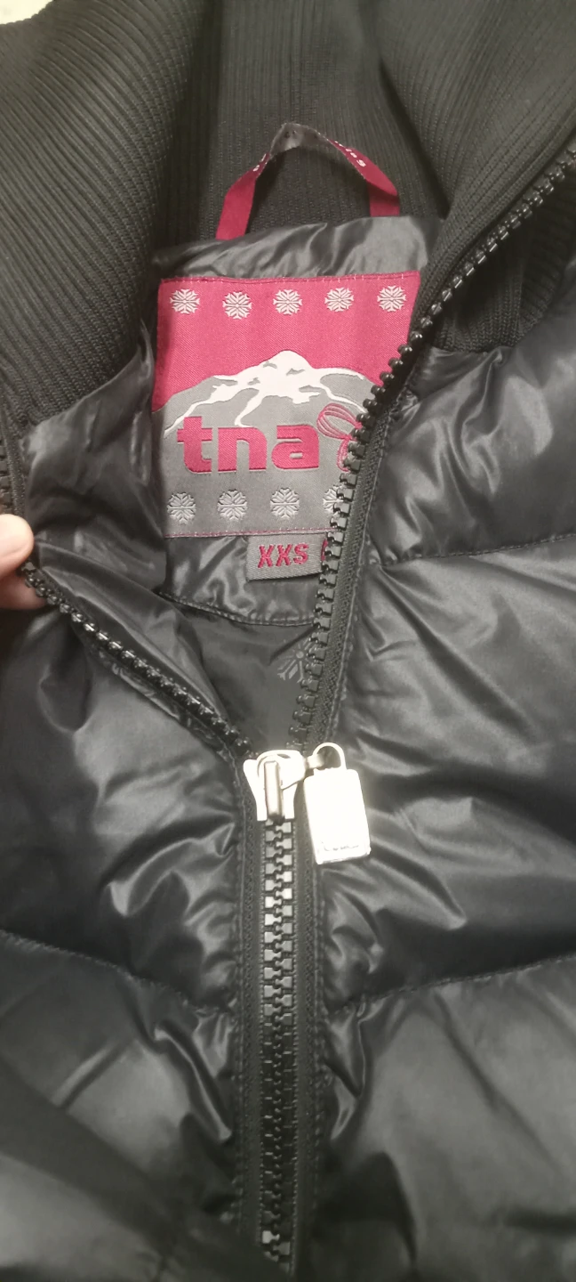 Tna Black Puffer Jacket XXS - photo 3