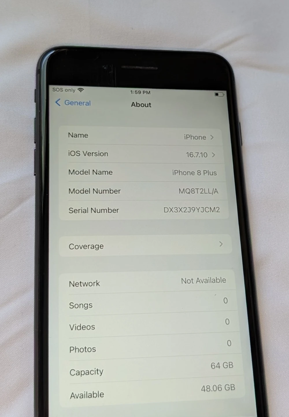 NICE APPLE iPhone 8 PLUS AT&T CRICKET CELL PHONE - photo 3