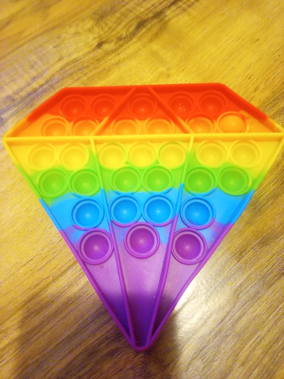 Set of 3 Rainbow Sensory Fidget Pop Toys - photo 2