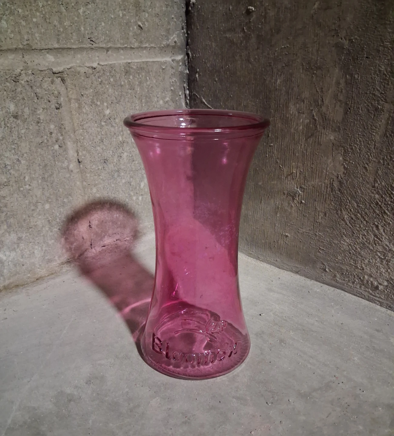 Pink Bloomex Glass Vase