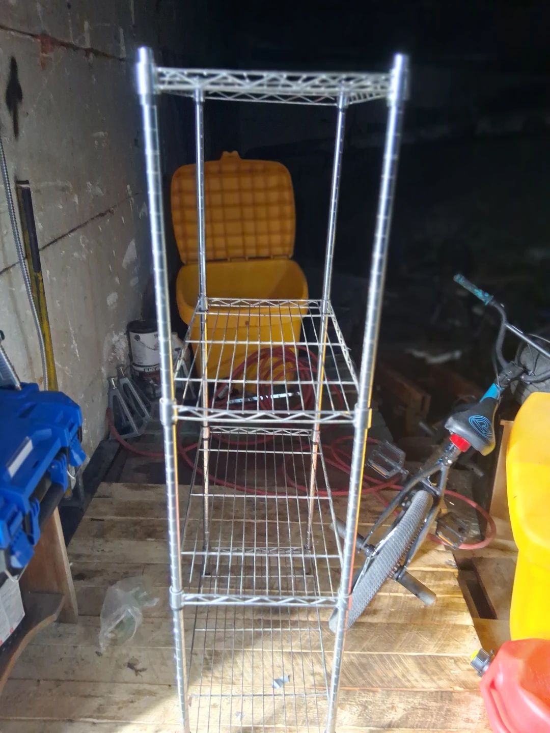 Chrome Wire Storage Shelving Unit - photo 2