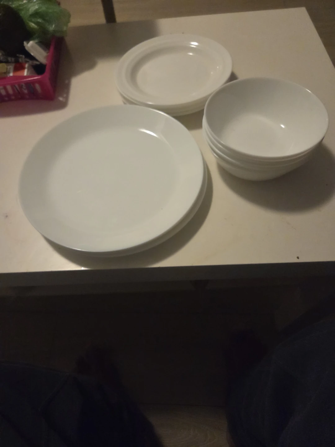 Set of White Plates and Bowls - photo 2