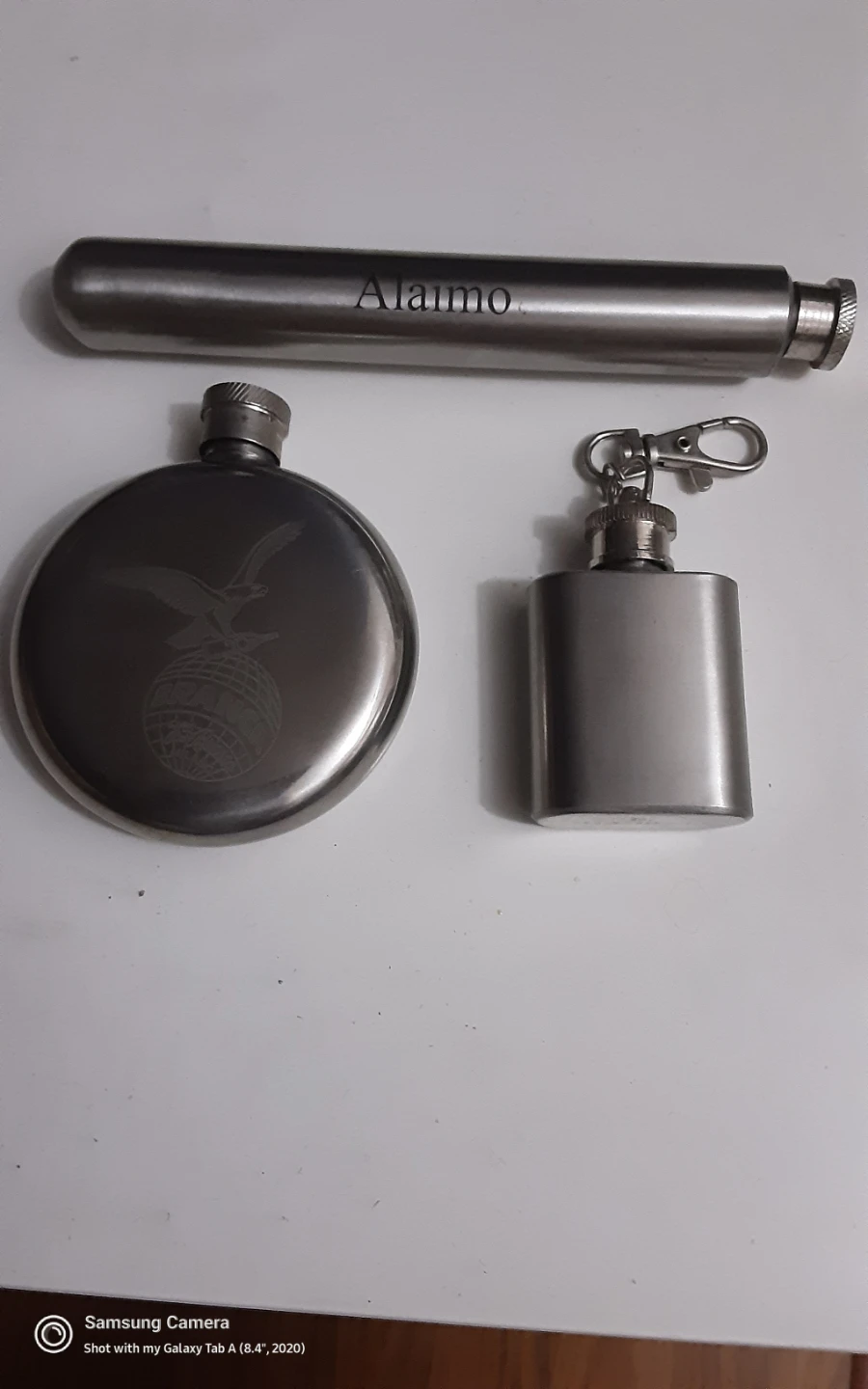 Set of 3 Stainless Steel Flasks