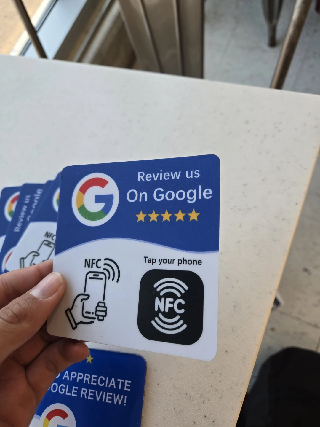 Google Review NFC Cards and Stands - photo 4