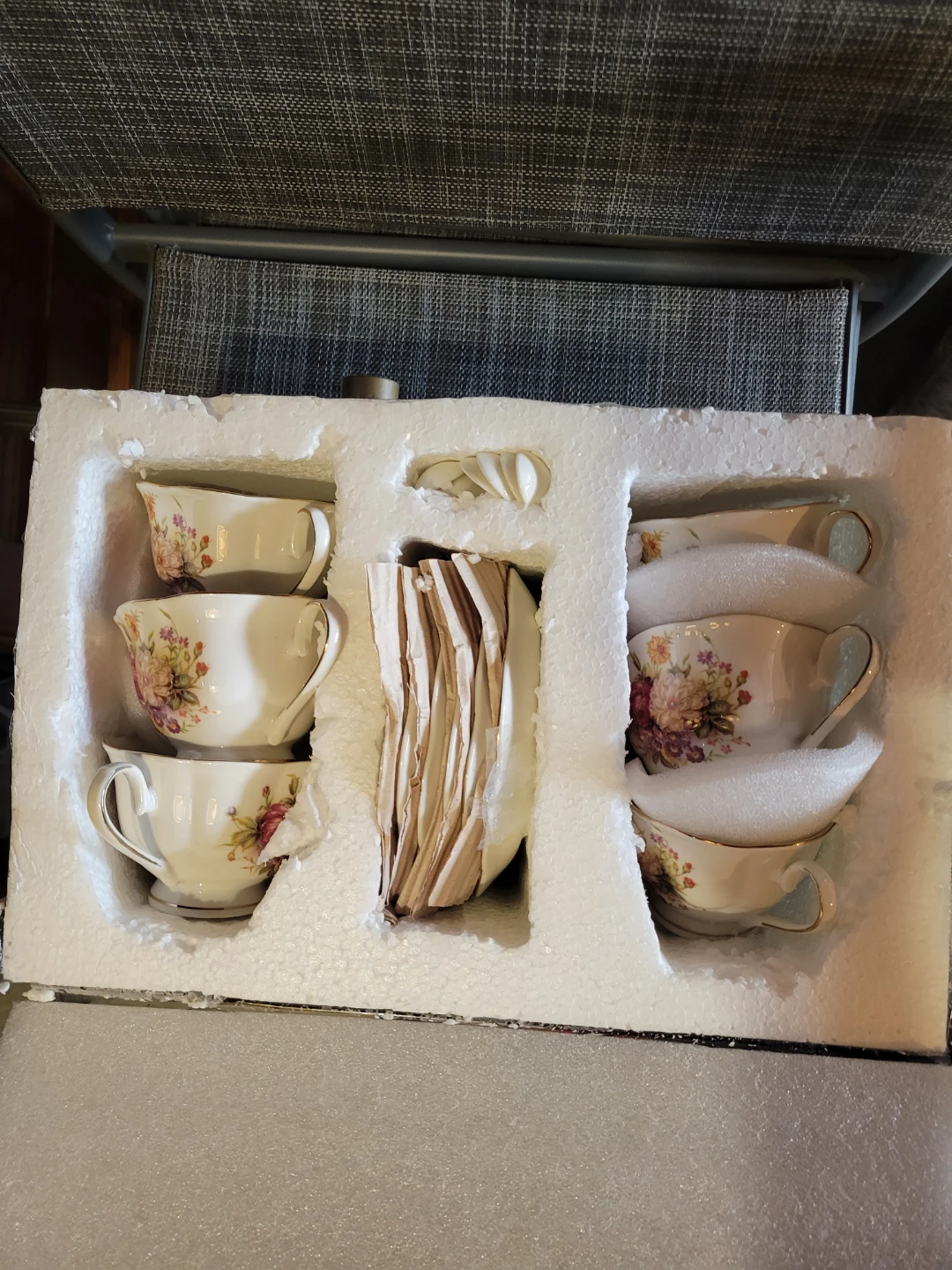 Floral Tea Cup and Saucer Set