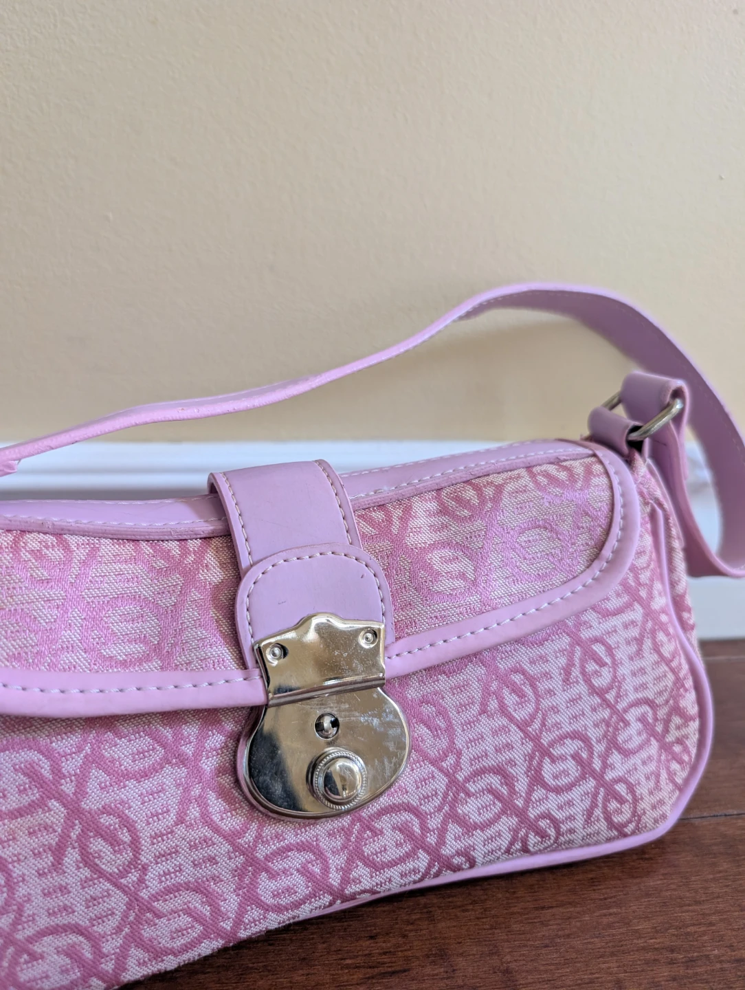 Y2K XO VINTAGE BABY PINK MINI BAG - photo 2