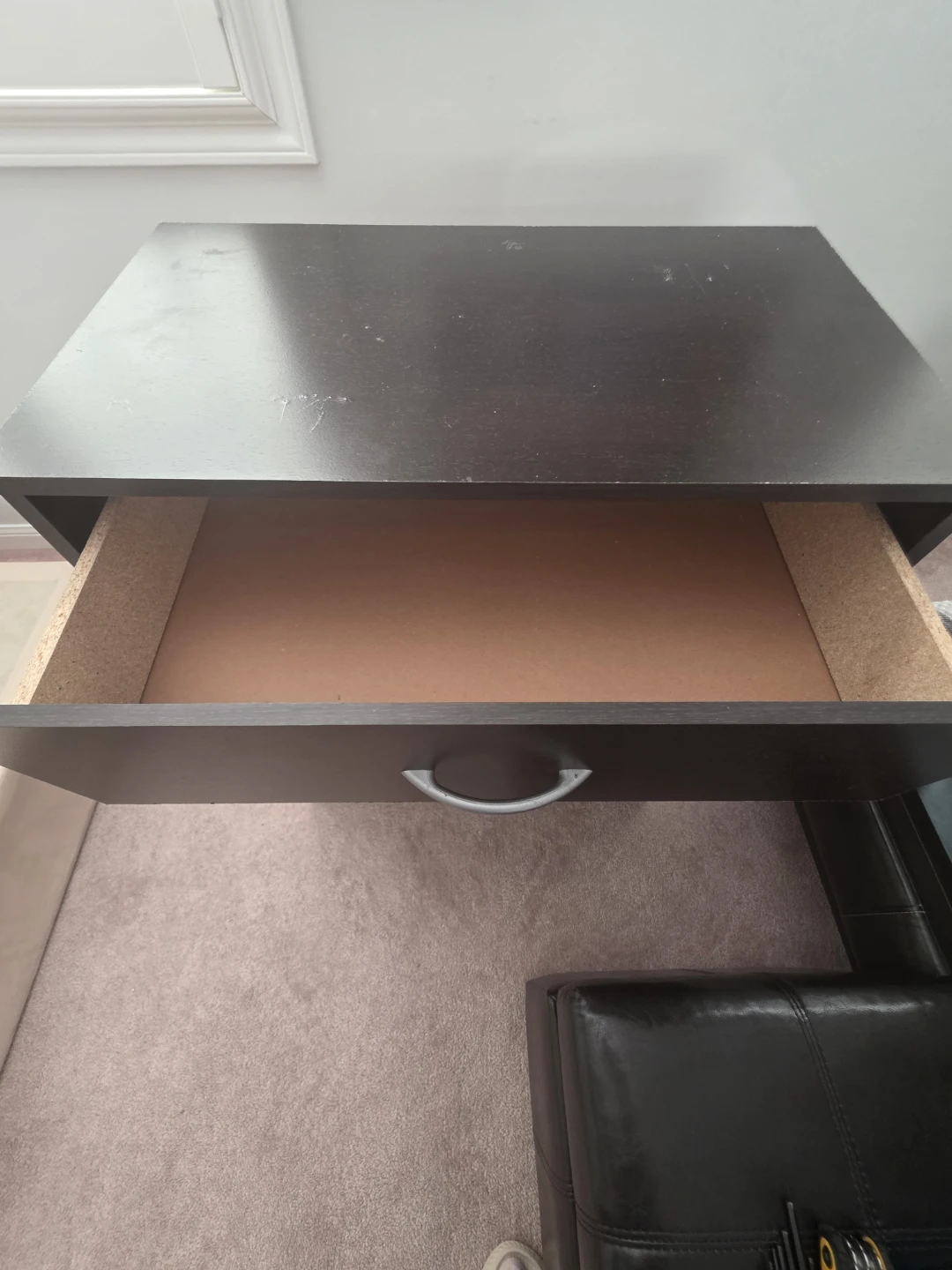 Dark Brown 4-Drawer Dresser - photo 5