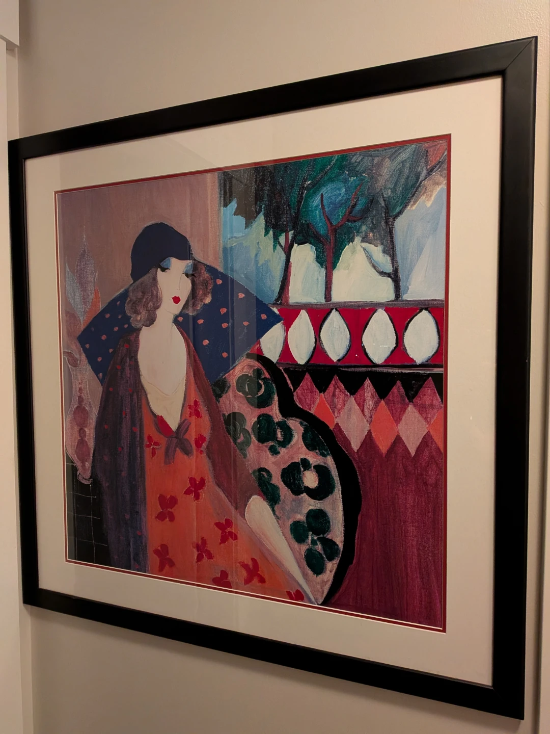 Art Deco style framed print