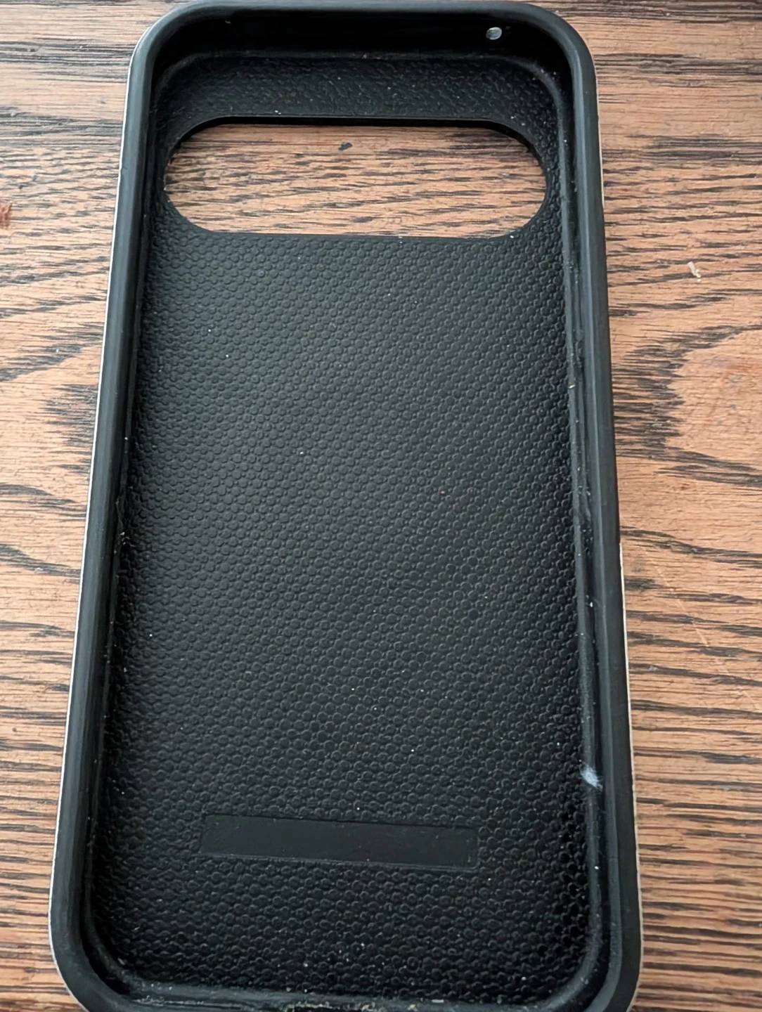 Silver Protective Phone Case with Built-in Ring Stand - photo 2