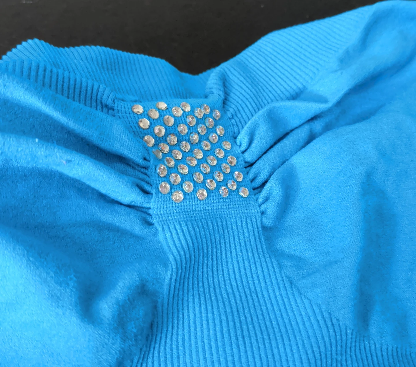 Blue Rhinestone Tube Top - photo 2