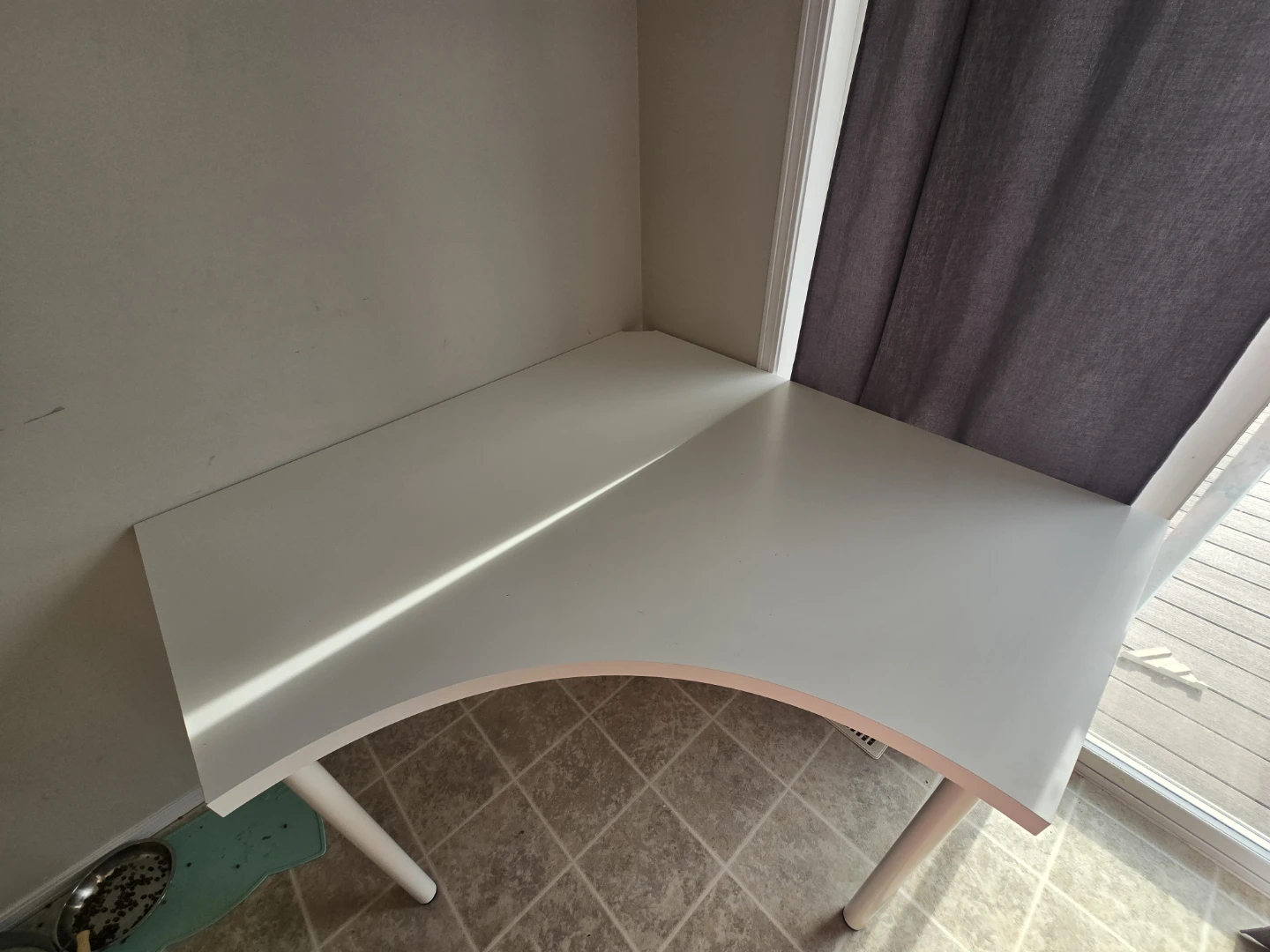 IKEA White Corner Desk - photo 3