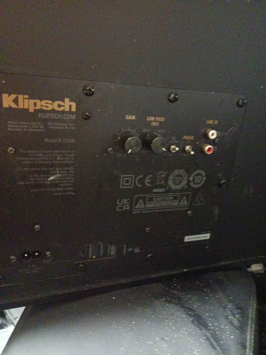 Klipsch R-121SW Subwoofer - photo 2