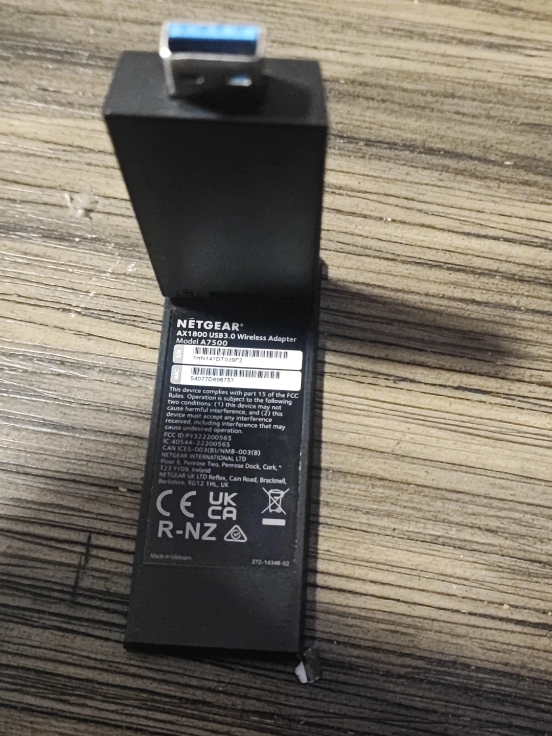 Netgear AX1800 USB 3.0 Wireless Adapter A7500 - photo 2