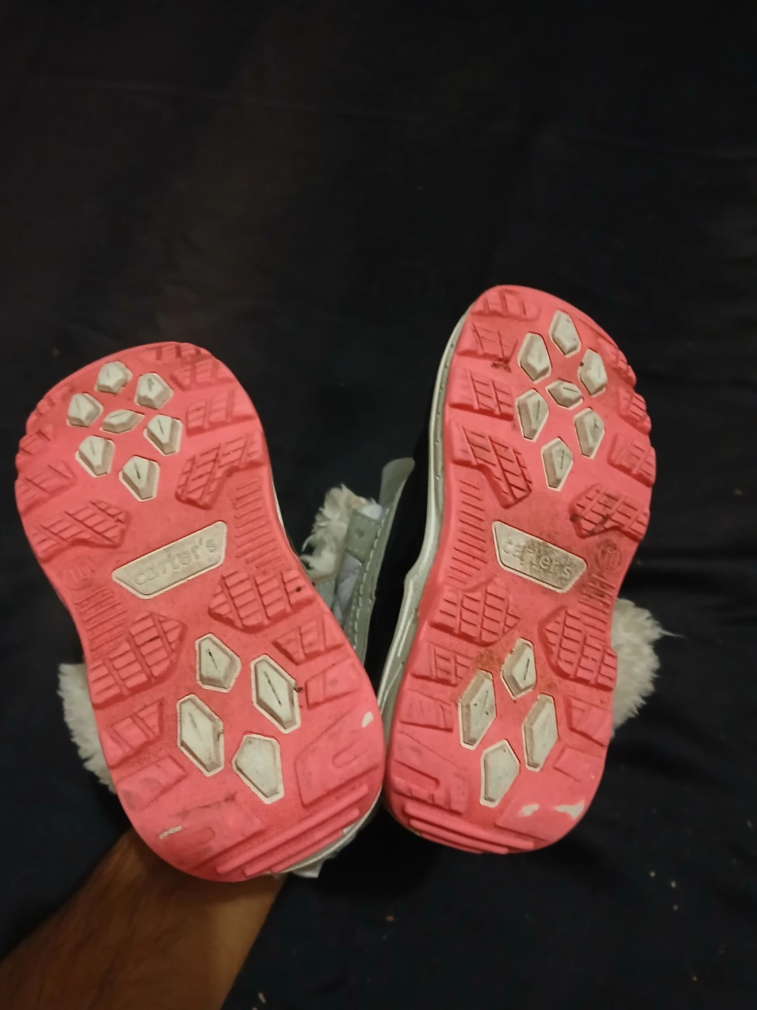Carter's Kids Quilted Faux Fur Winter Boots Size 10 - photo 5