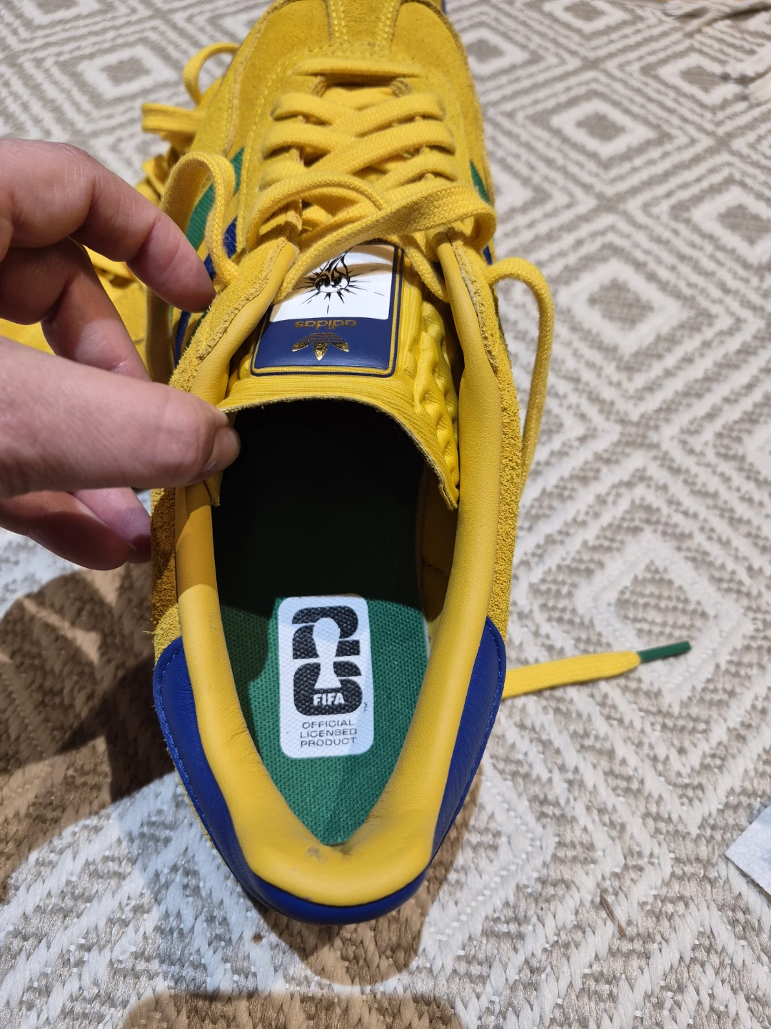 Adidas Gazelle Yellow Suede Sneakers - photo 3