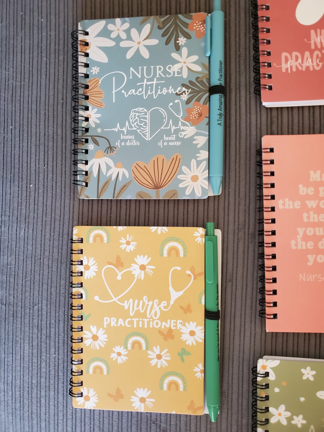 7 Nurse Practitioner Spiral Motivational Notebook and Pen Sets - photo 2