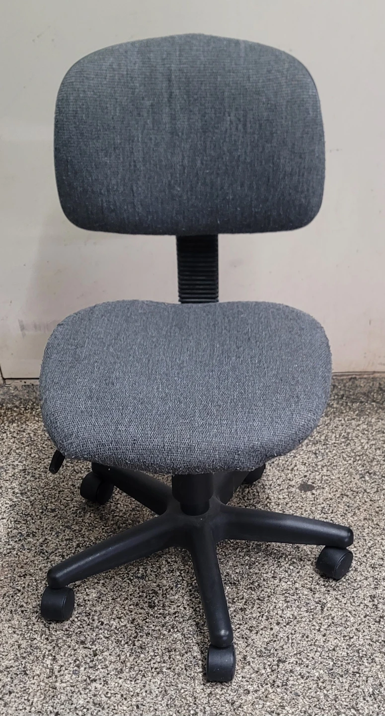 Grey Task Chair with Casters
