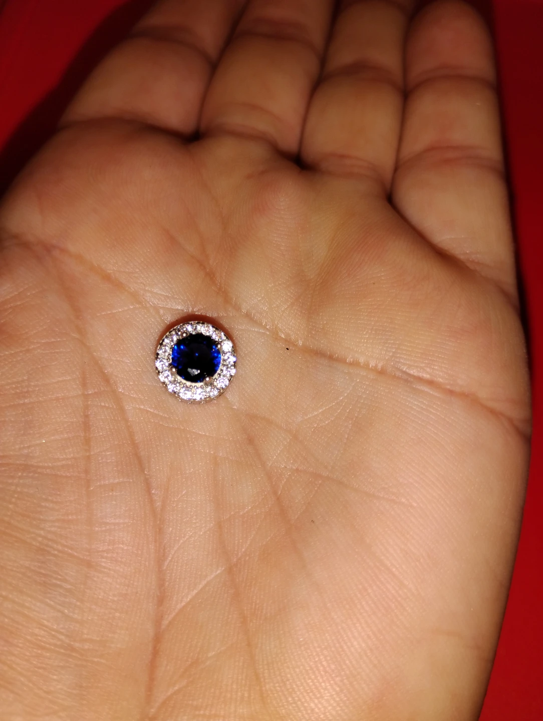 925 Sapphire Pendant
