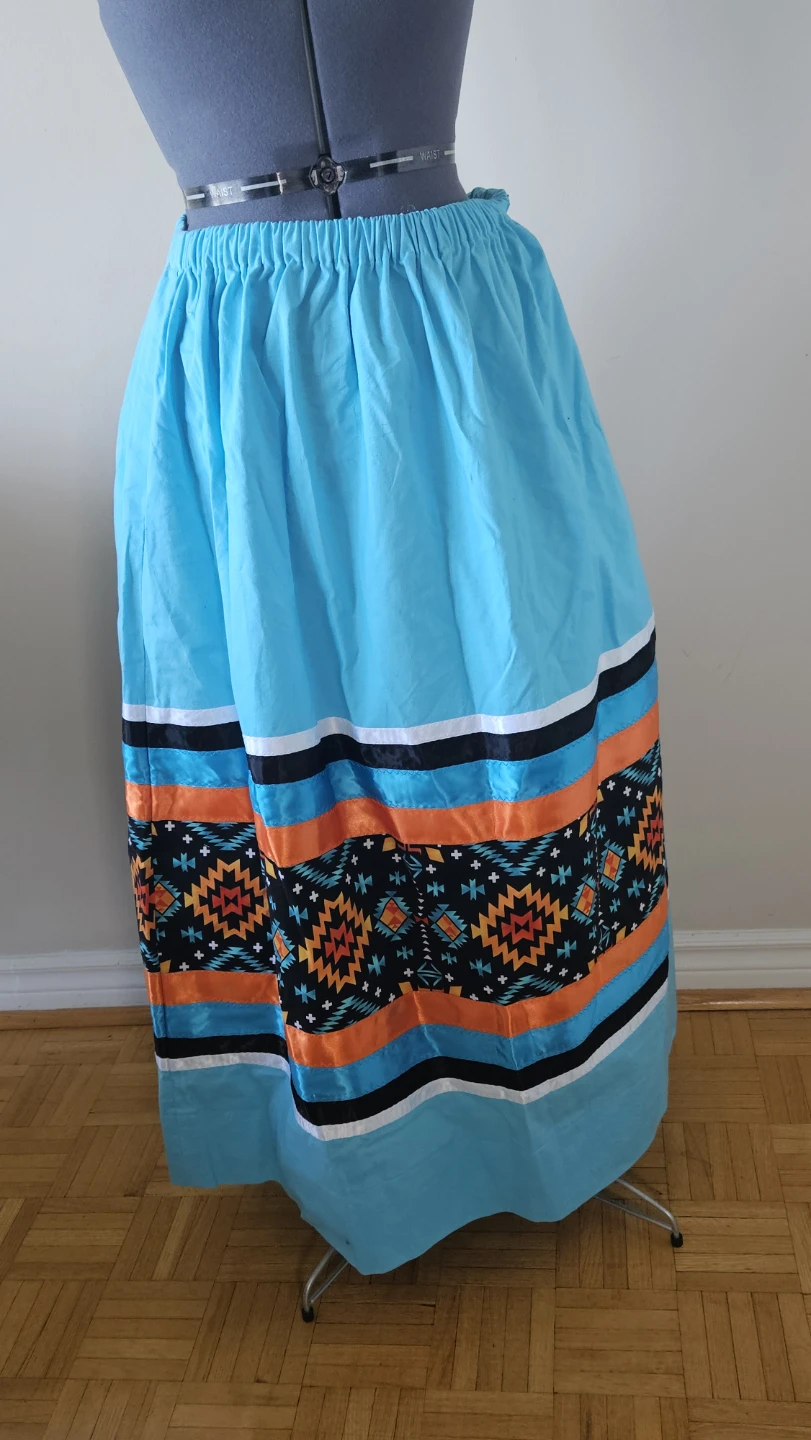Handmade Indigenous Ribbon Skirt